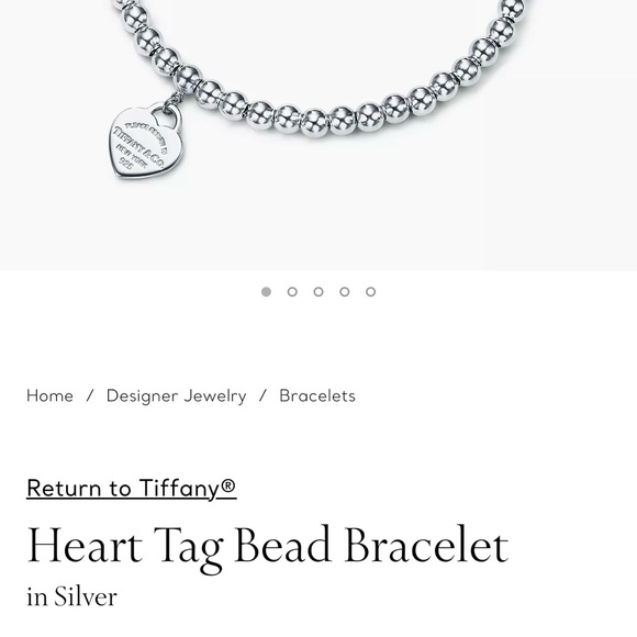 Silver Tiffany Bead Bracelet - Picture 4 of 5